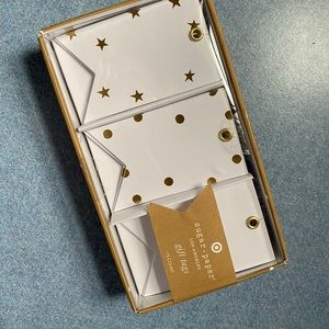 Sugar Paper Los Angeles GIFT TAGS BRAND NEW 15 count white gold holiday season